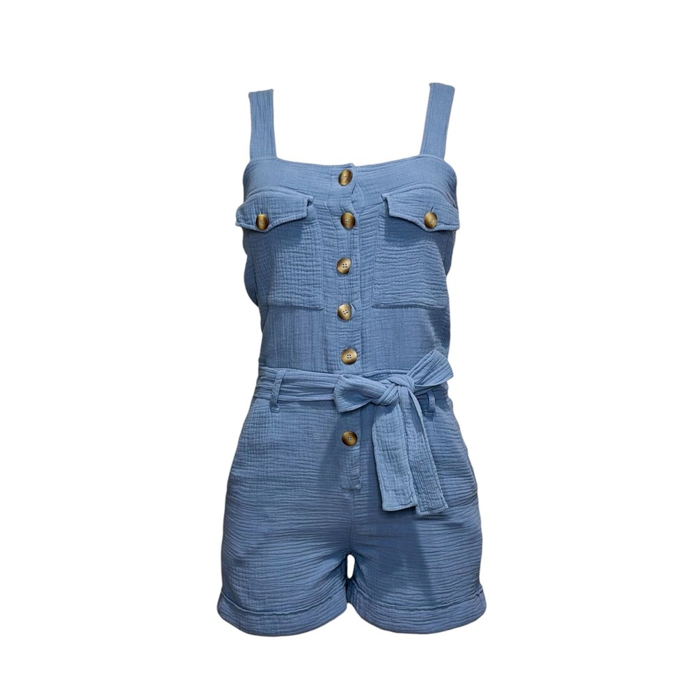 Szane Federica Short Jumpsuit, Cloud Blue, Fr34/Us2 View 5